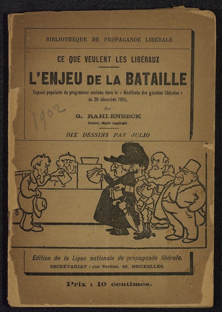 L'enjeu de la bataille. Exposé populaire du programme contenu dans le "Manifeste des gauches libérales" du 20 décembre 1900