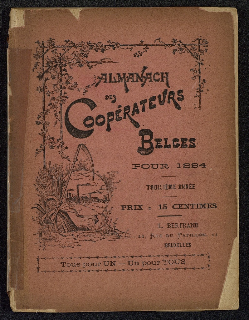 Almanach des Coopérateurs belges pour 1894