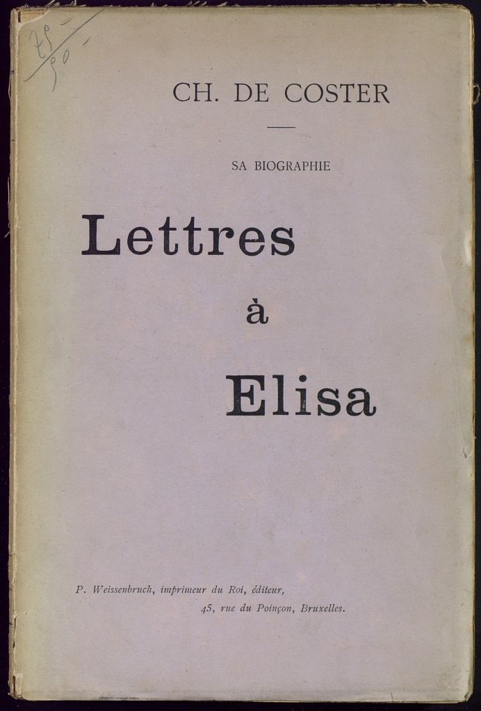Lettres à Elisa