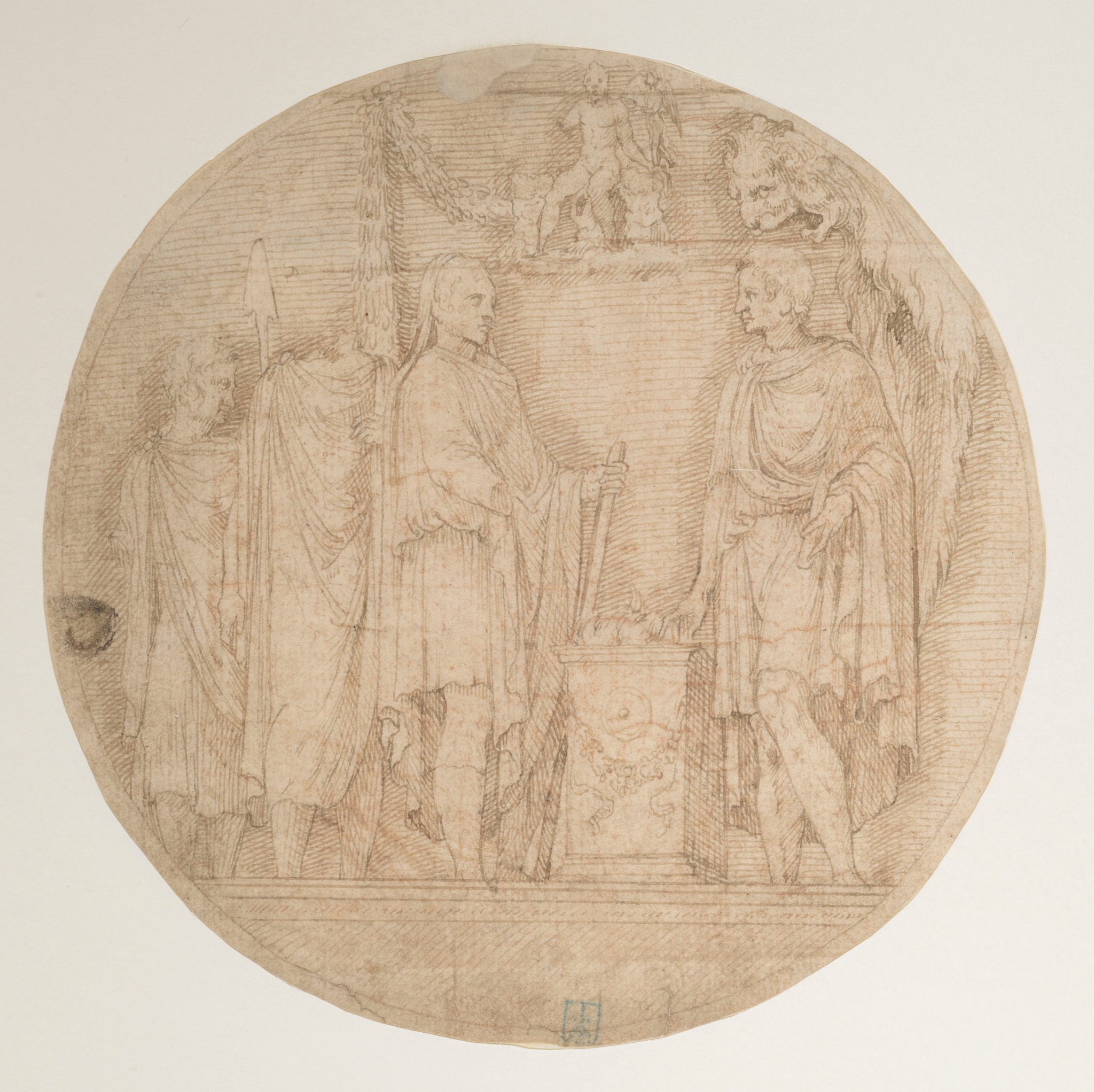 Bas-relief de l'Arc de triomphe d'Auguste, transporté sur l'arc de Constantin