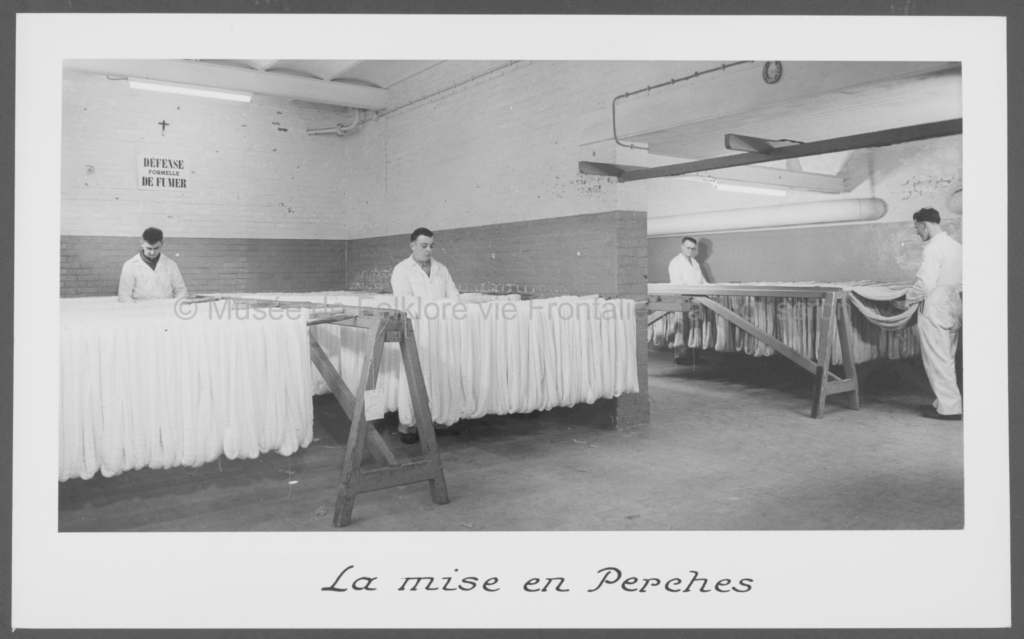 La mise en perches