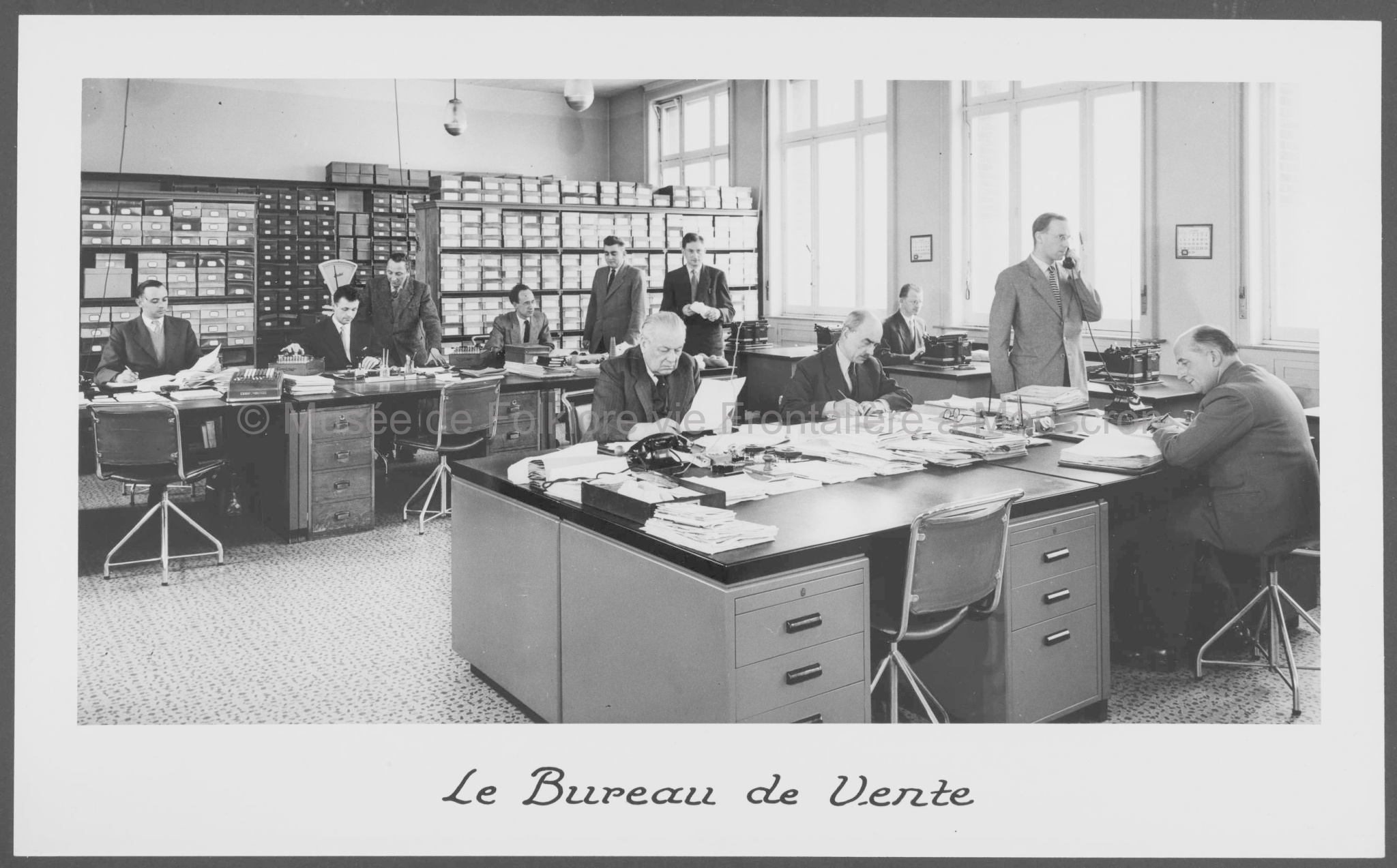 Le bureau de vente