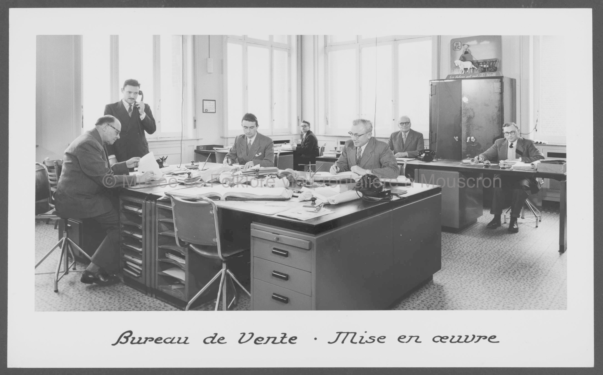 Le bureau de vente