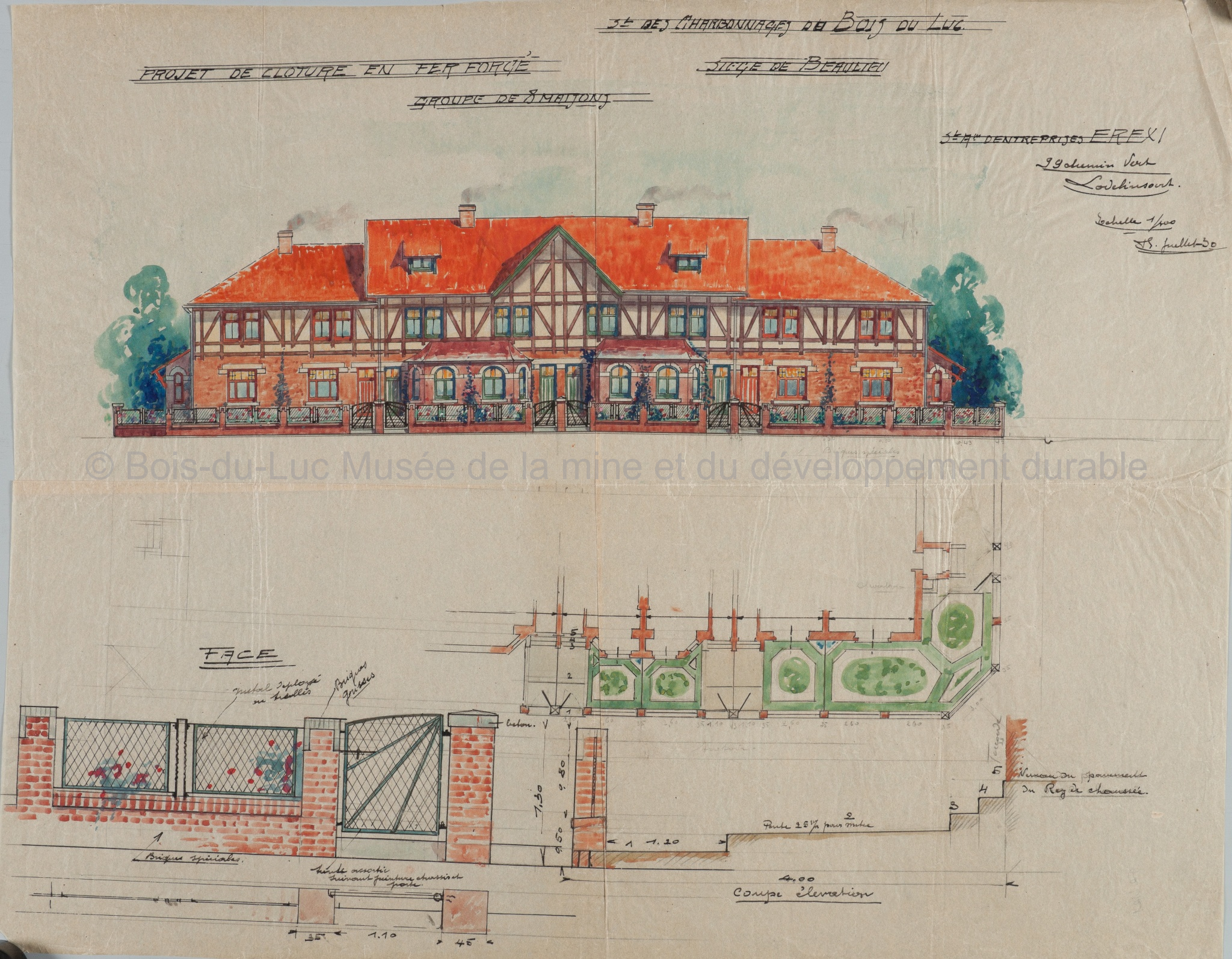 Projet de clôture en fer forgé