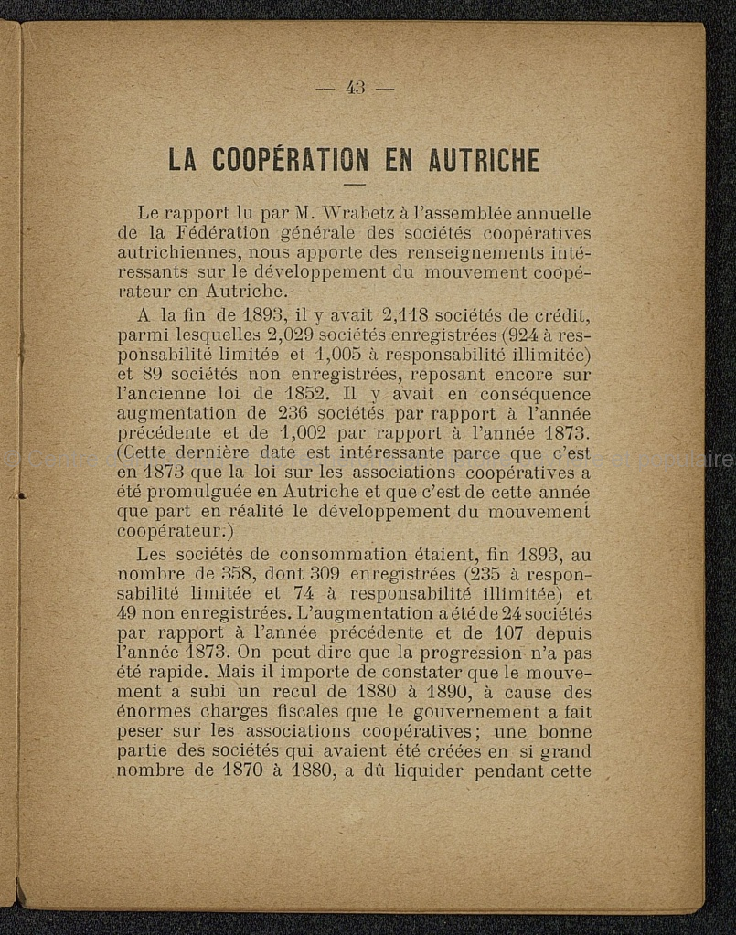 Almanach des Coopérateurs belges pour 1895