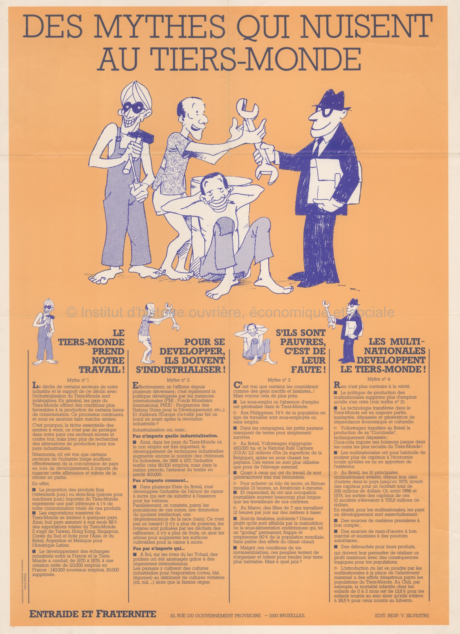 Affiche - Des mythes qui nuisent au Tiers-Monde