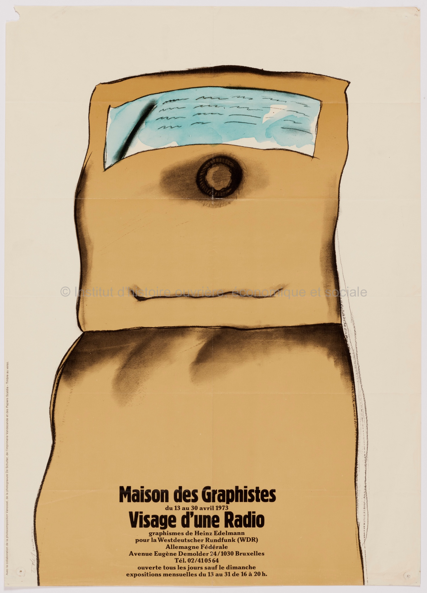 Visage d'une radio. Maison des graphistes du 13 au 30 avril 1973