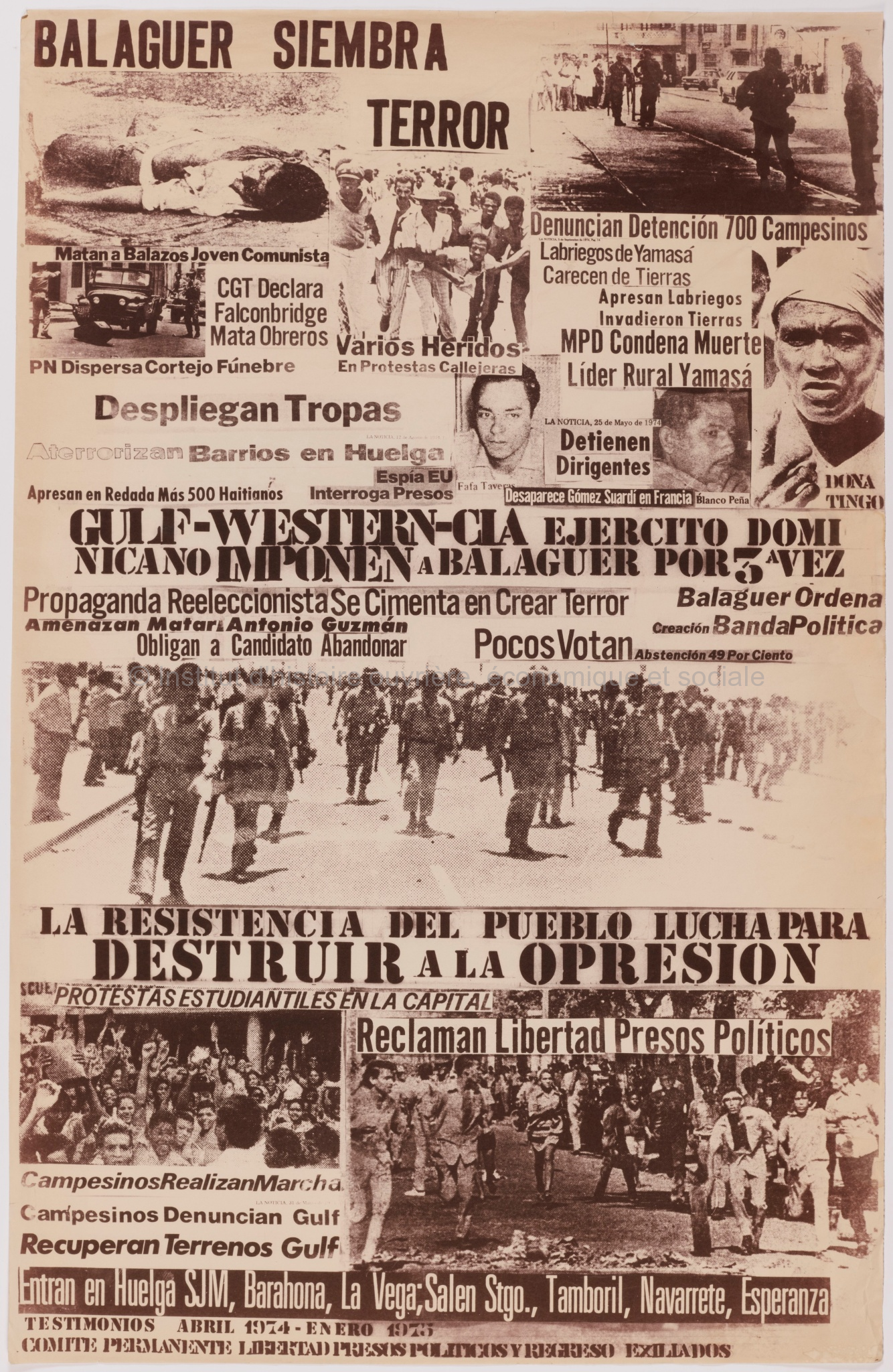 Balaguer siembra terror