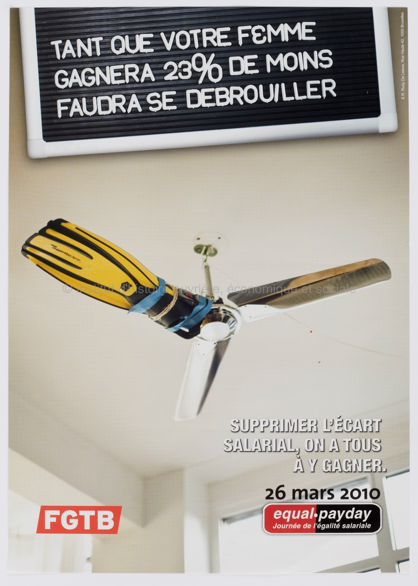 Tant que votre femme gagnera 23% de moins faudra se débrouiller : supprimer l'écart salarial, on a tous à y gagner, 26 mars 2010