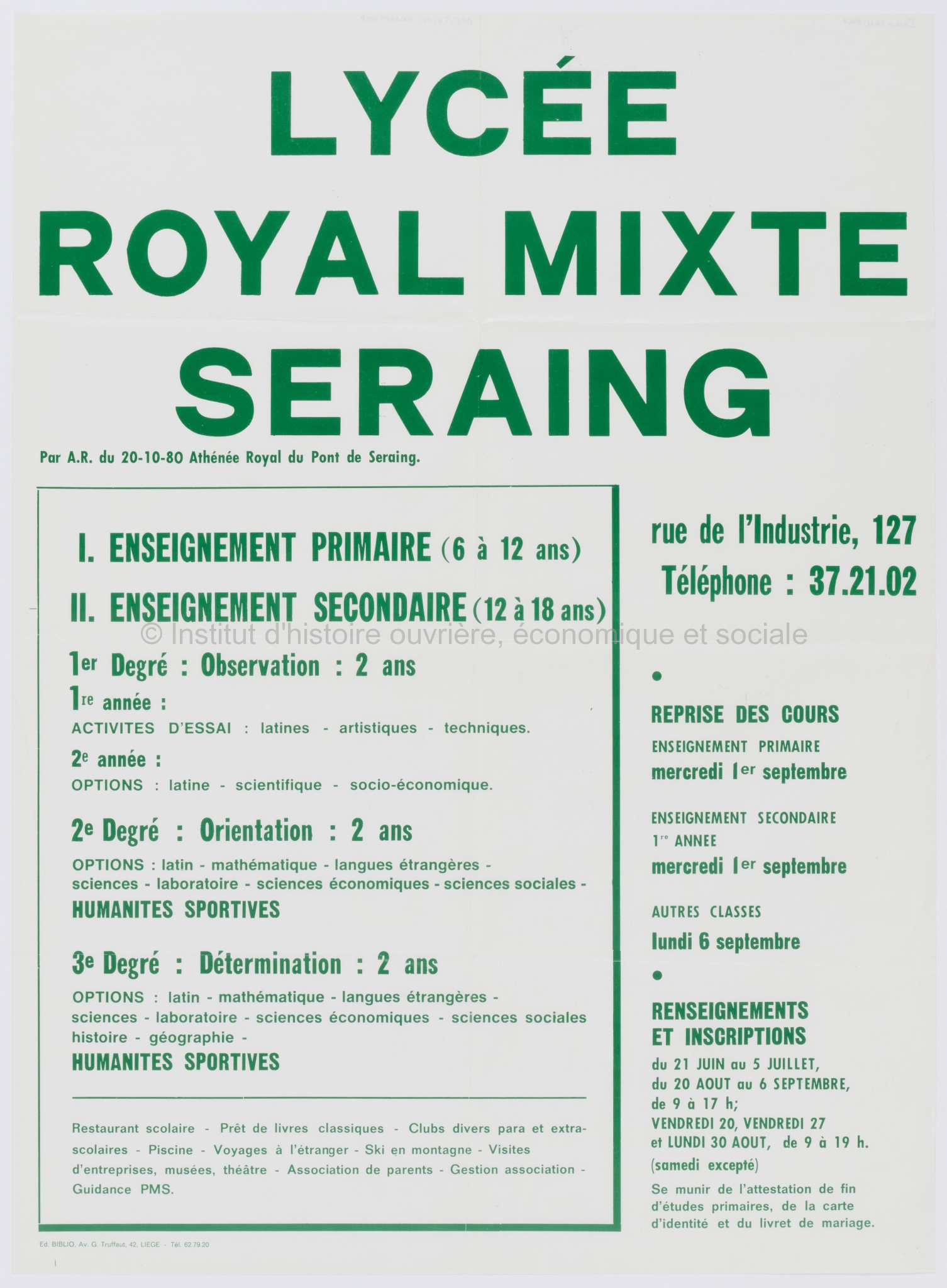 Lycée royal mixte Seraing