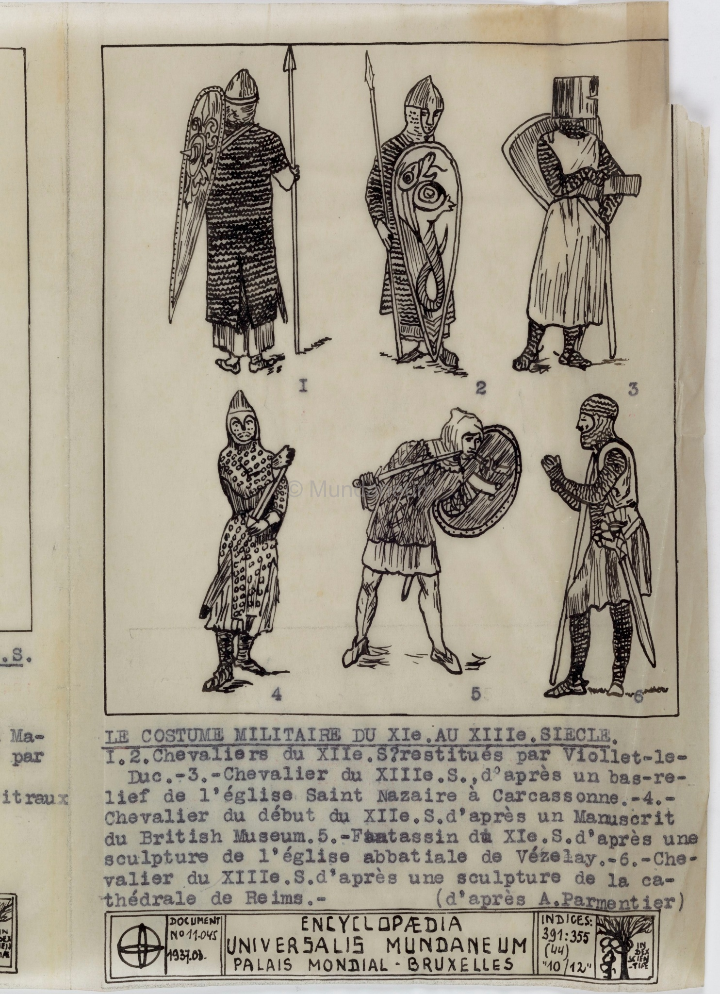 Le costume militaire du Xiè au XIIIè siècle