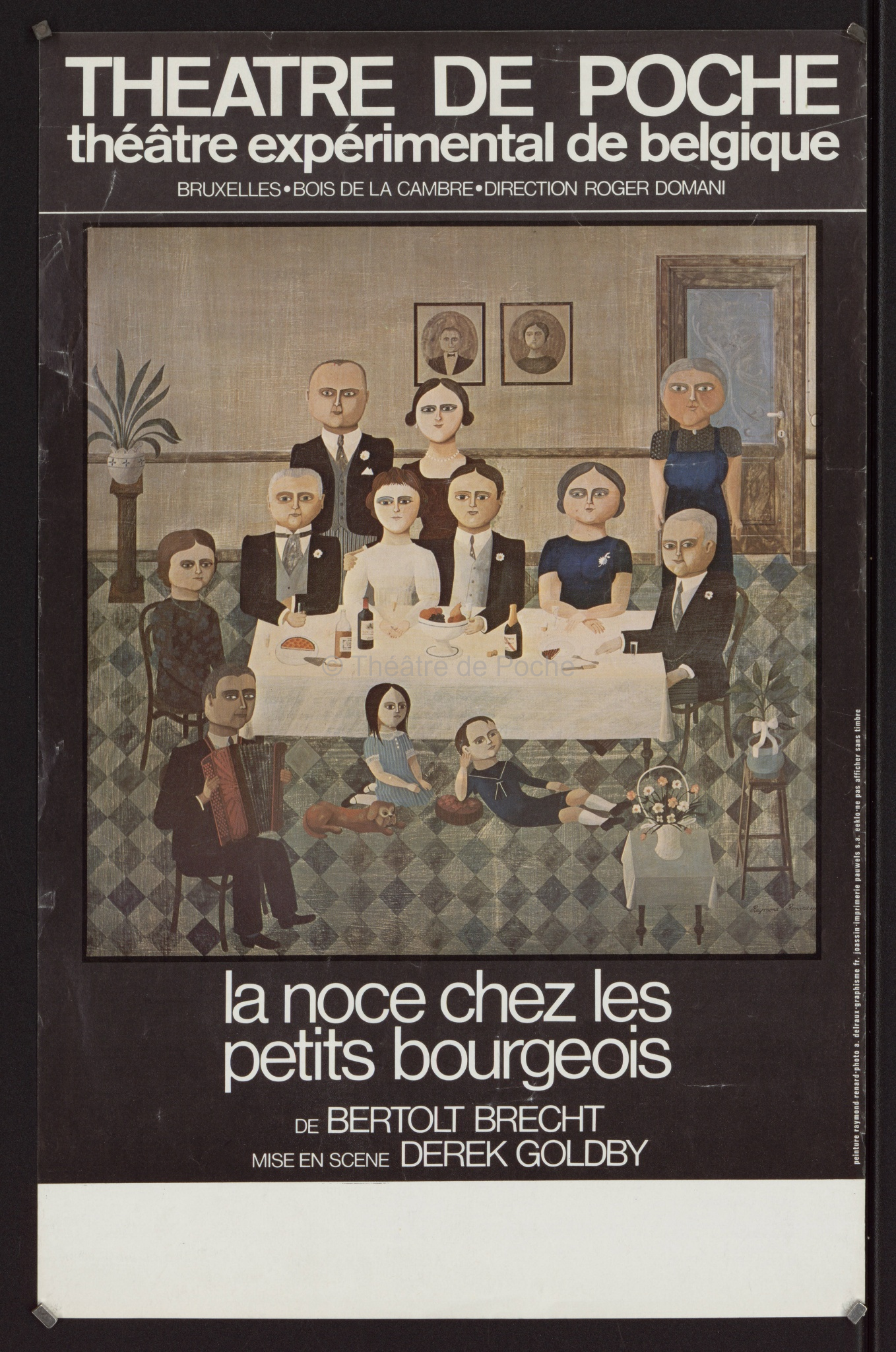 Affiche - La noce chez les petits bourgeois