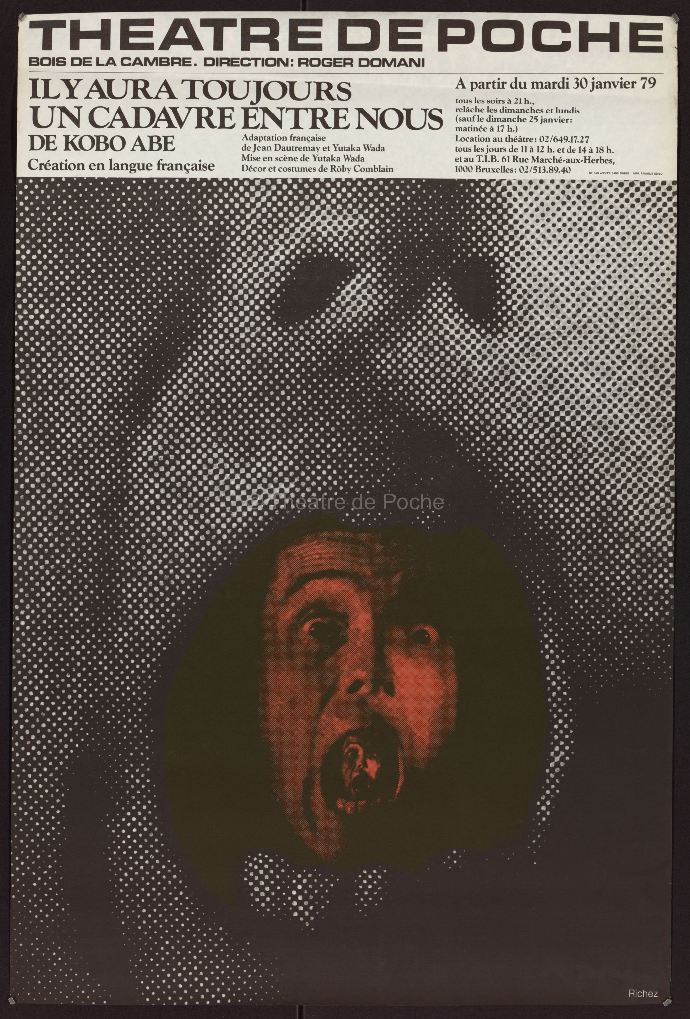 Affiche - Il y aura toujours un cadavre entre nous