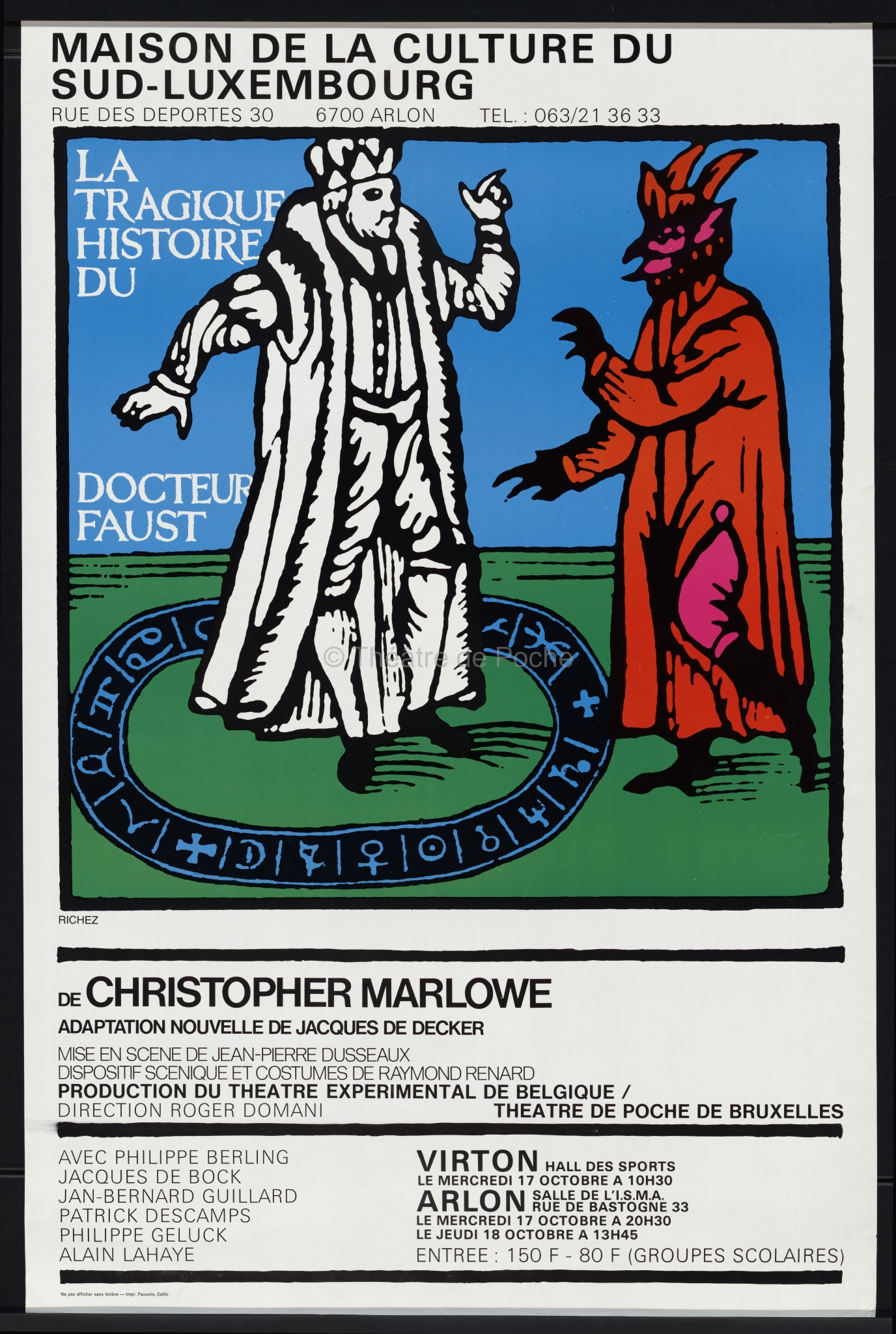 Affiche - La tragique histoire du Docteur Faust