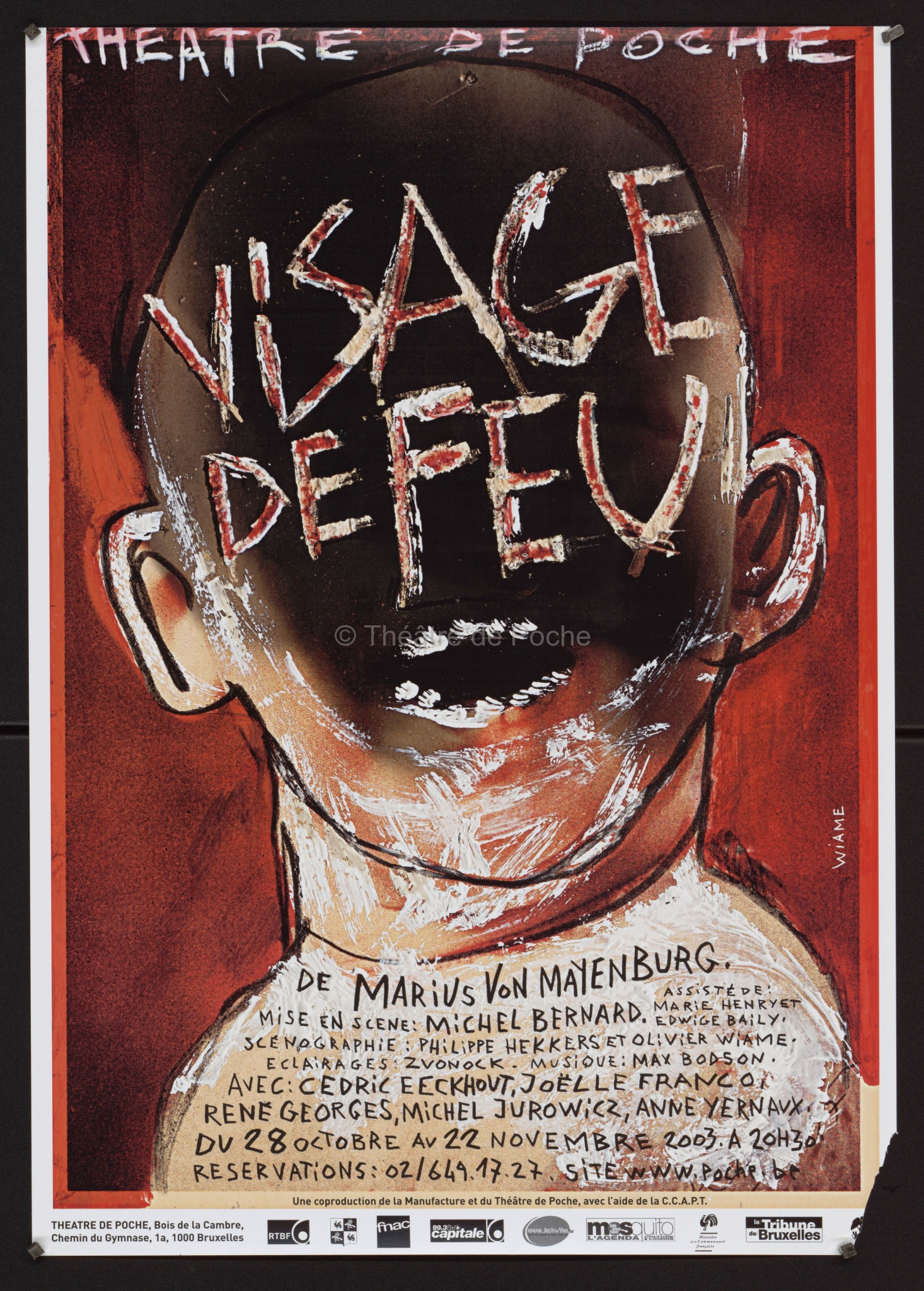 Affiche - Visage de feu