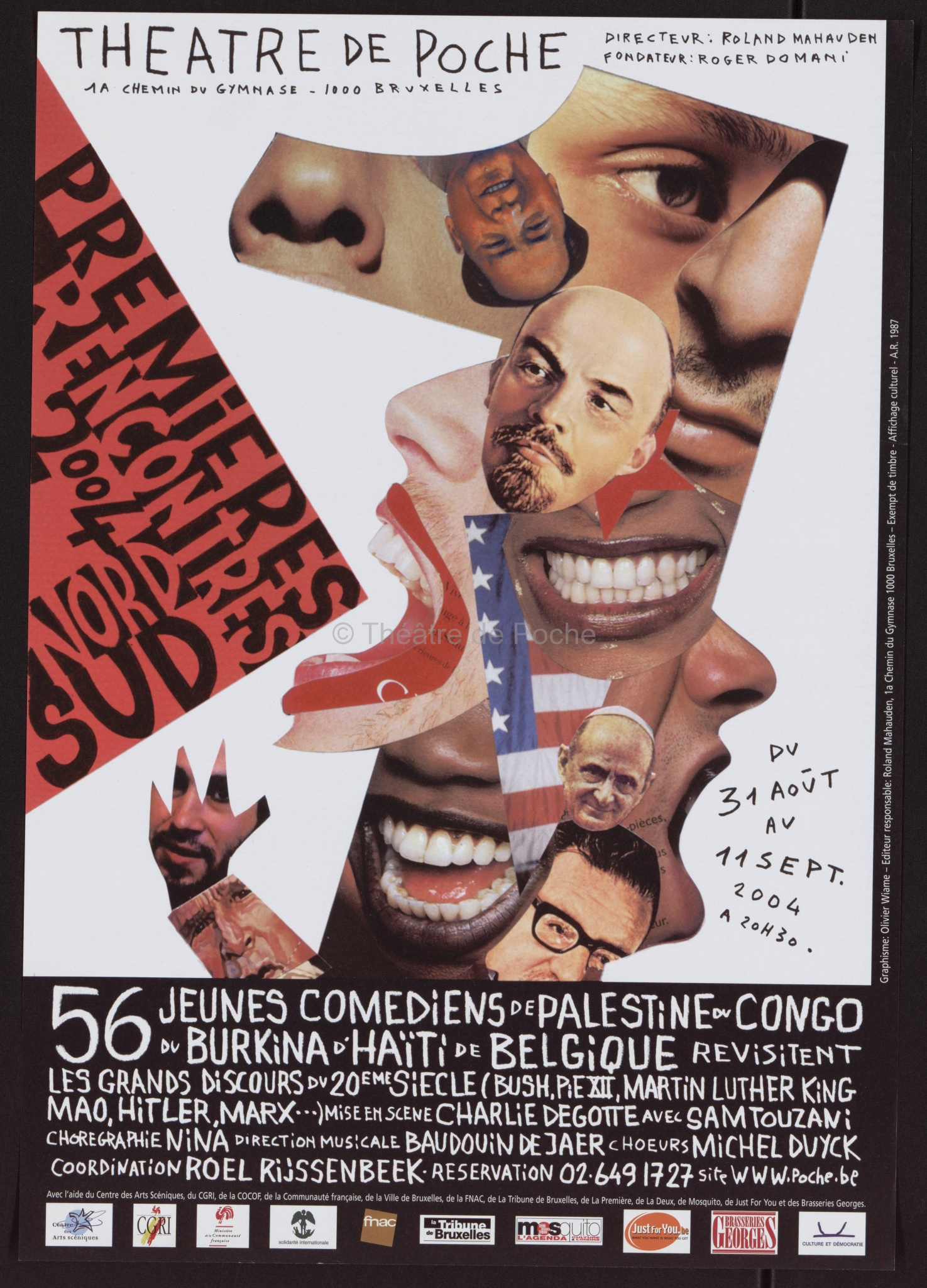 Affiche - Premières rencontres 2004 Nord-Sud