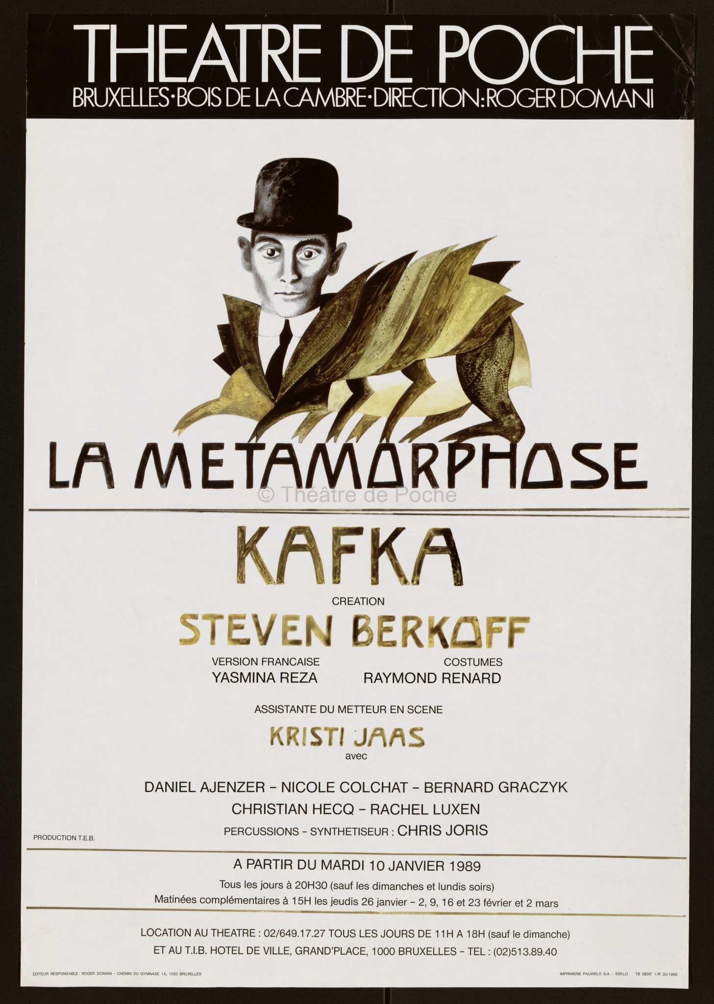 Affiche - La métamorphose