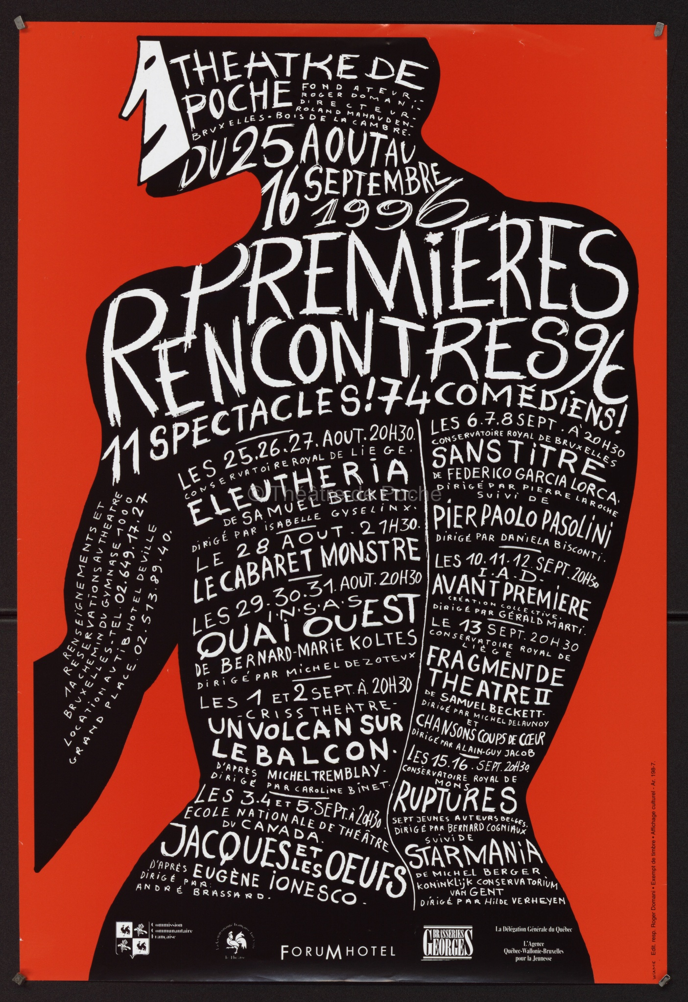 Affiche - Premières rencontres 96