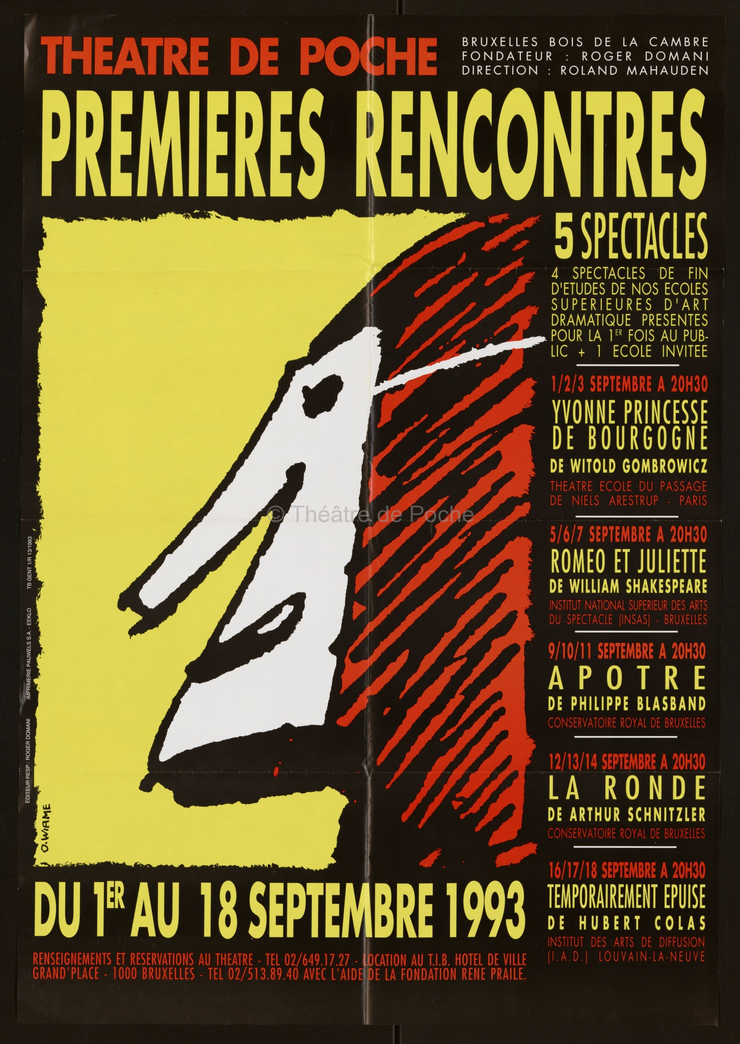 Affiche - Premières rencontres 1993