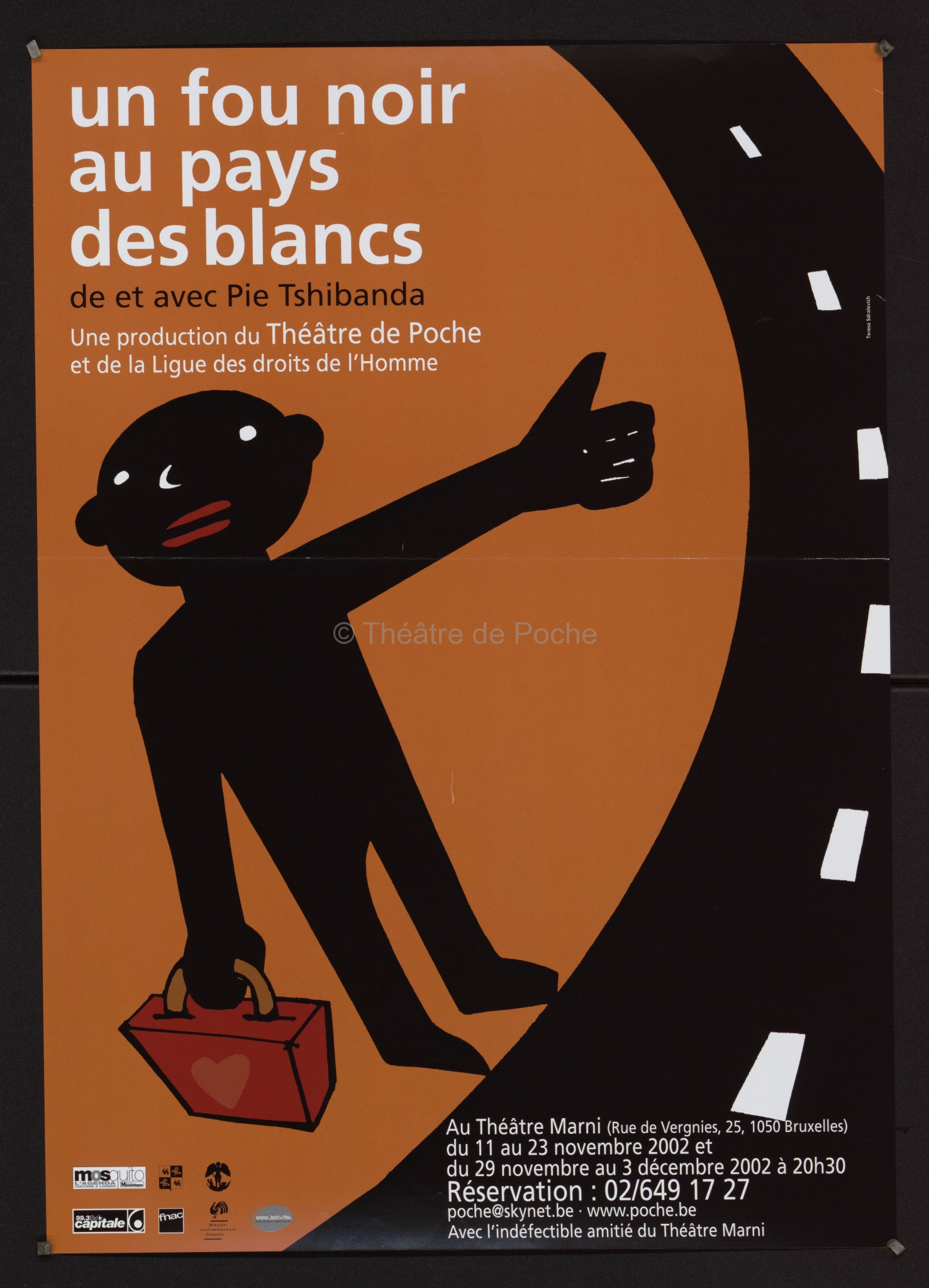 Affiche - Un fou noir au pays des blancs