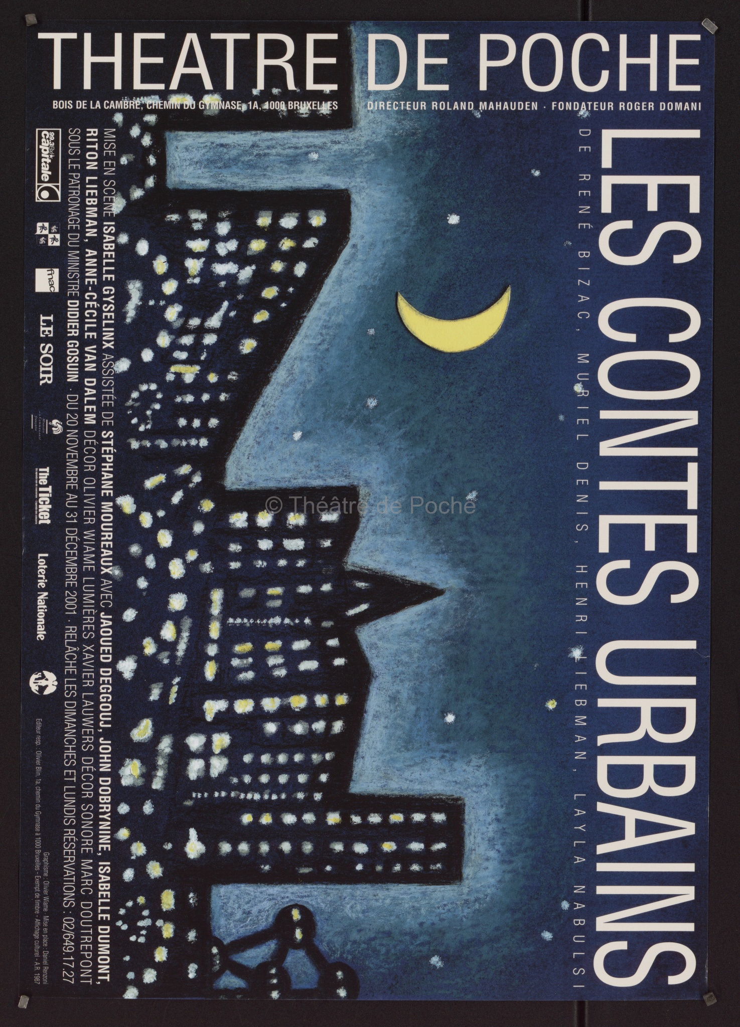 Affiche - Les contes urbains 2001