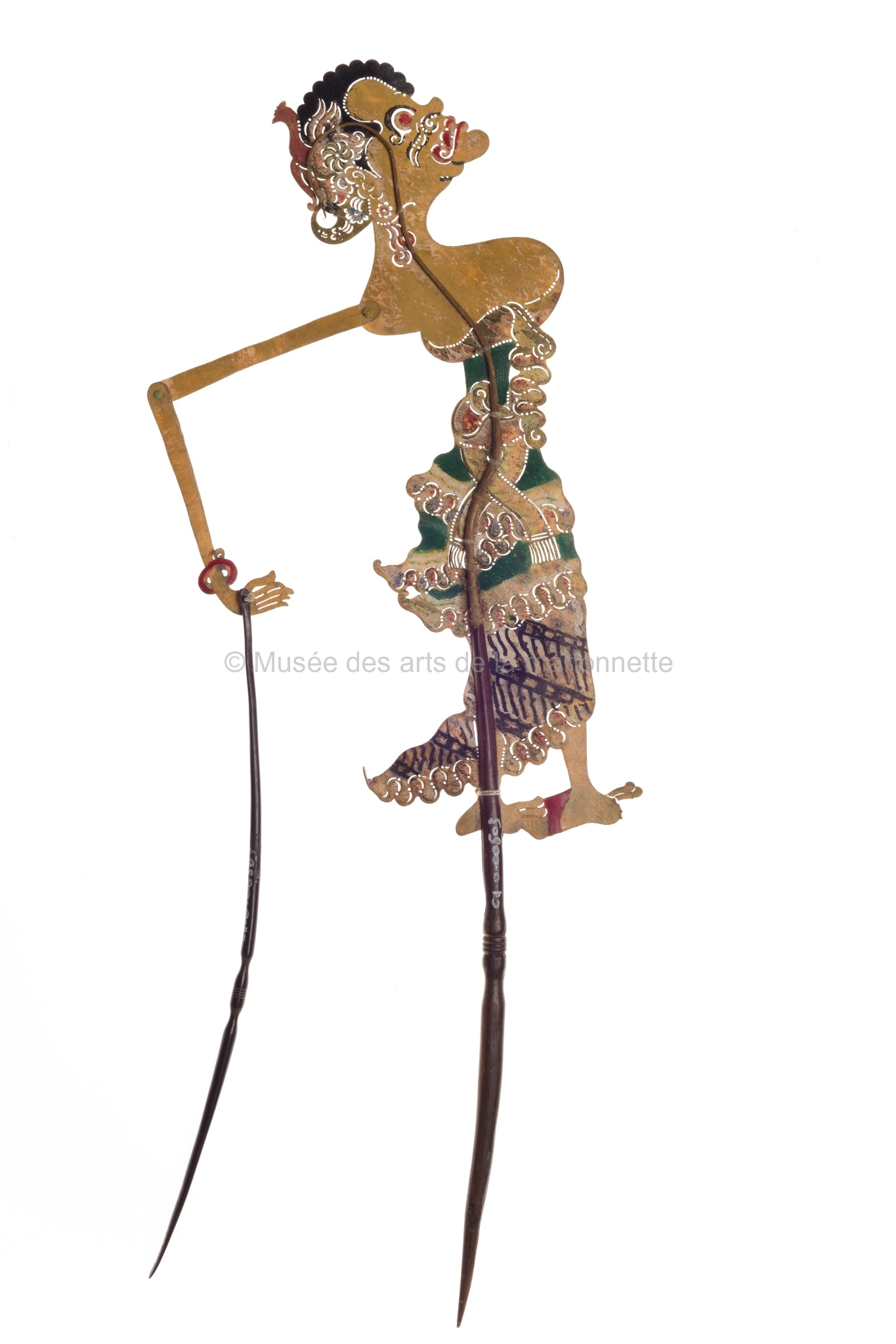 Wayang Kulit : une servante clown