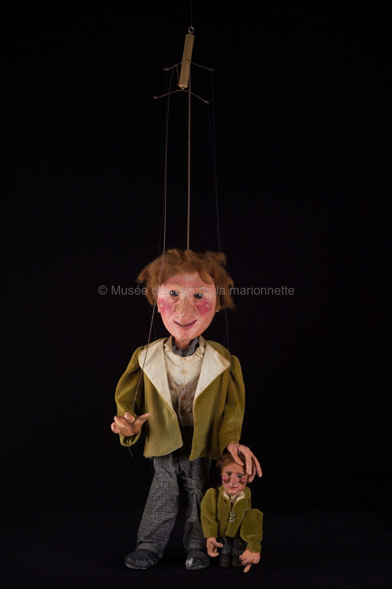 La vie du marionnettiste Jorio : Jorio et sa marionnette