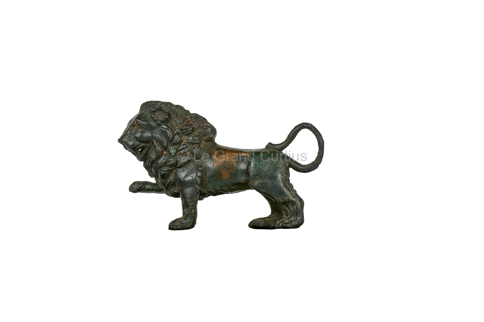Bronzes mithriaques d'Angleur : Lion sur trois pattes