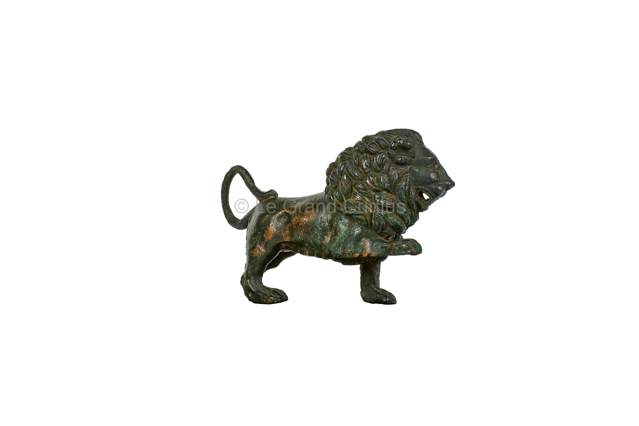 Bronzes mithriaques d'Angleur : Lion sur trois pattes