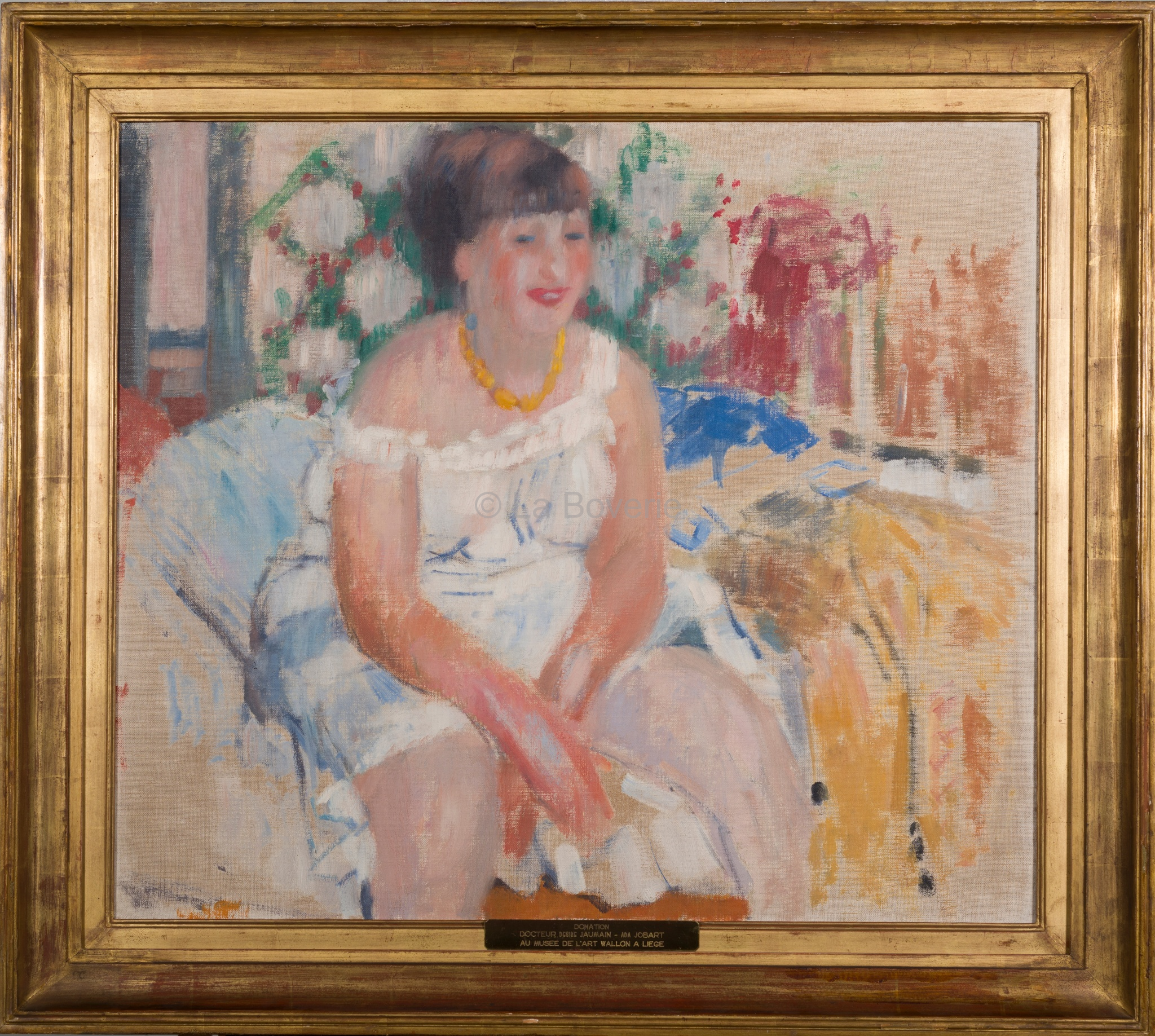 Femme au bord du lit (Après-midi à Boitsfort)