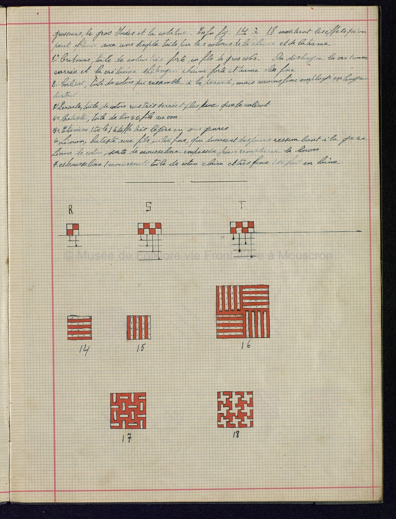 Cours théorique de tissage