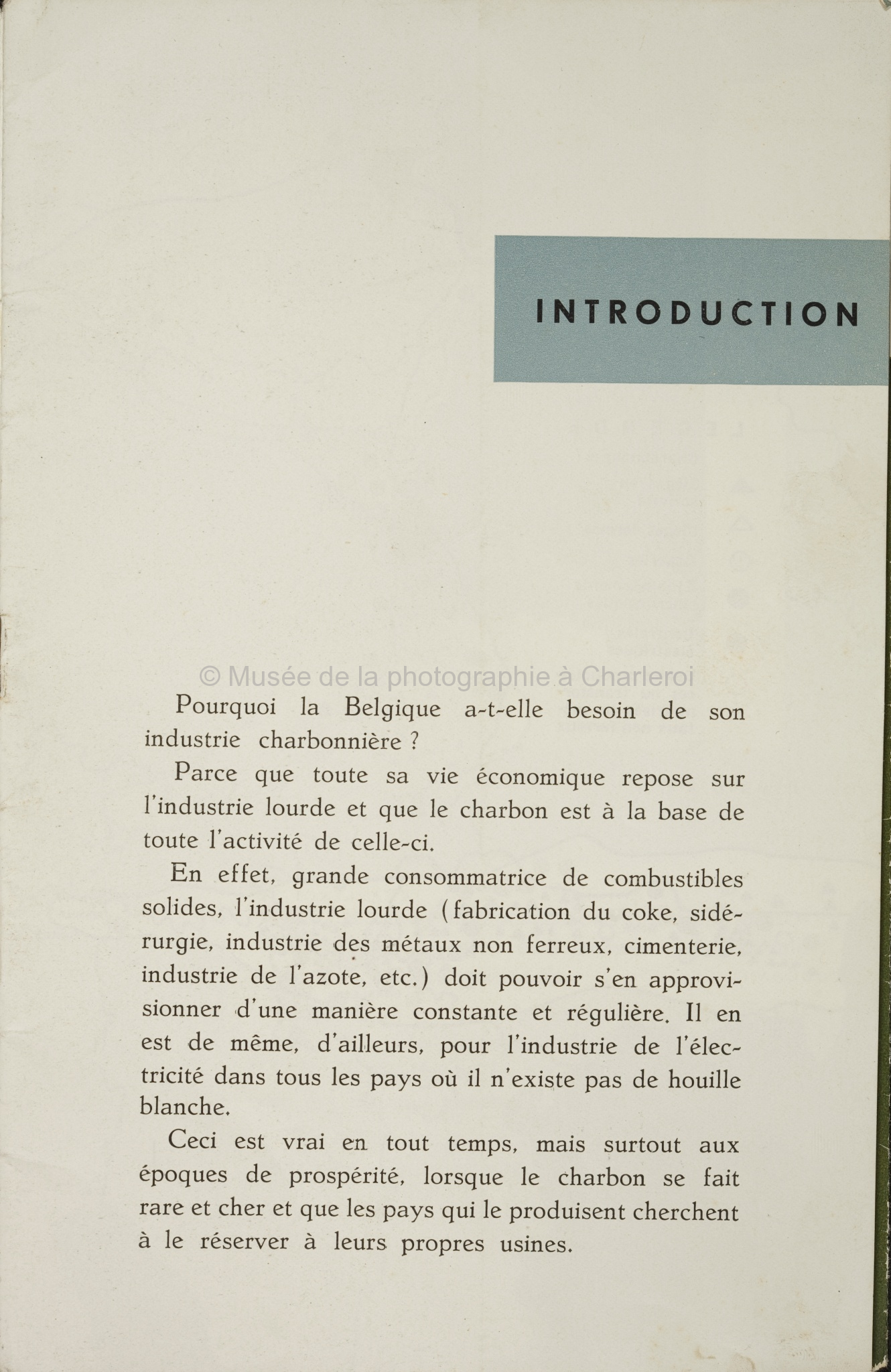 L'industrie charbonnière au service de la nation